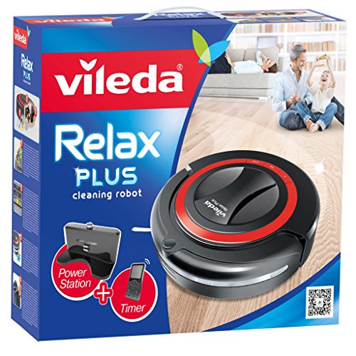 Vileda Relax Plus Saugroboter mit Ladestation, Hinderniserkennung und Zeitsteuerung - 3