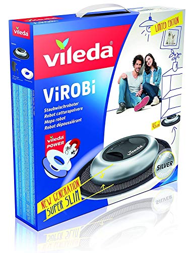 Vileda Silber Virobi Slim Staubwischroboter, silber - 2