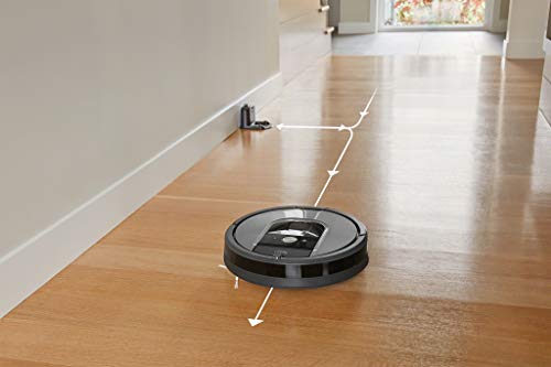 iRobot Roomba 960 der Volks-Saugroboter mit starker Saugkraft, 2 Multibodenbürsten, Navigation für mehrere Räume, lädt sich auf und setzt Reinigung fort, Ideal für Tierhaare, App-Steuerung,Dirt Detect - 6