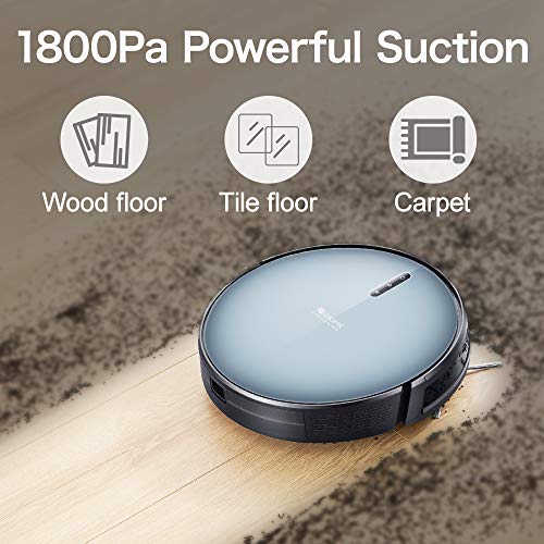 Updated 2020 Version Proscenic 830T WLAN Saugroboter, Staubsauger Roboter (3 in 1: Saugroboter mit Wischfunktion), App- und Alexa Steuerung, 350ML Wassertank,Magnetband für Bereich Begrenzung - 8