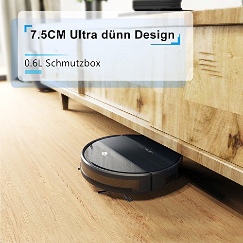Staubsauger Roboter,Tesvor WLAN Saugroboter mit Raumkarte in Echtzeit Starkleistung Roboterstaubsauger Tierhaare und Allergene Optimiert für Teppich & Glattböden Kompatibel mit Alexa und APP-Steuerung - 5