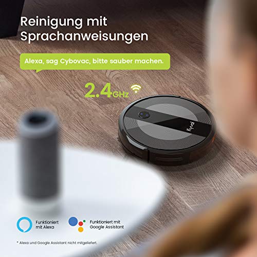Kyvol Saugroboter 2000Pa Starke Saugkraft Staubsauger Roboter, 150Min. Akkulaufzeit Roboterstaubsauger, Kompatibel mit App/Alexa, Wlan Saugroboter für Tierhaare,Teppiche, Hartböden - 6