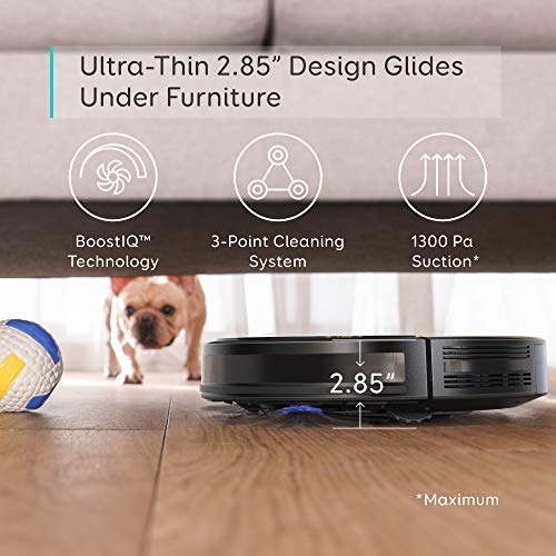 Saugroboter eufy by Anker RoboVac 11S (Slim) mit BoostIQ, Superschlank, Starke 1300Pa Saugkraft, Selbstaufladender Roboterstaubsauger, ideal für Haustierbesitzer, Reinigt harte Böden,Teppiche,Hartholz - 7