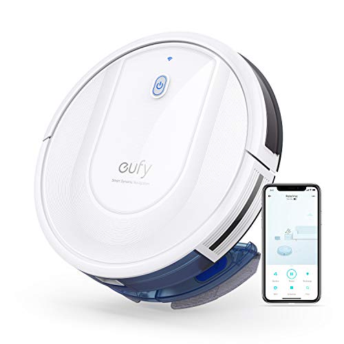 eufy RoboVac G10 Hybrid Saugroboter mit Wischfunktion, 2-in-1 Roboterstaubsauger mit Smart Dynamic Navigation, 2000Pa Saugkraft, Extrem dünn, Leiser Betrieb, ideal für Hartböden (Weiß)