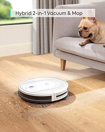 eufy RoboVac G10 Hybrid Saugroboter mit Wischfunktion, 2-in-1 Roboterstaubsauger mit Smart Dynamic Navigation, 2000Pa Saugkraft, Extrem dünn, Leiser Betrieb, ideal für Hartböden (Weiß) - 6