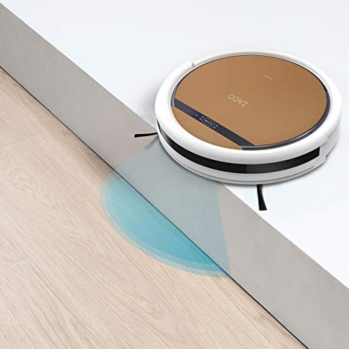 ZACO V5x Saugroboter mit Wischfunktion, App & Alexa Steuerung, 8,1cm flach, automatischer Roboter, 2in1 Wischen oder Staubsaugen, für Hartböden, Fallschutz, mit Ladestation, Mit Wlan, 22 W, 65 Dezibel - 3