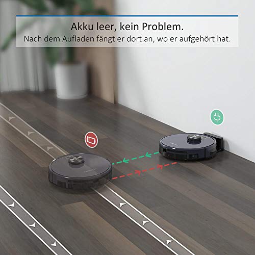 Tesvor Saugroboter,S6 Saug-Wischroboter mit Laser Navigation Superstark 2700PA Roboterstaubsauger Laufzeit 120 Min Allergene Tierhaarbeseitigung App Sprachsteuerung & Verbotszonen - 5
