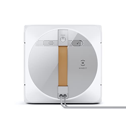 ECOVACS WINBOT W1 PRO Fensterputzroboter, intelligente Fensterscheiben Reinigung mit WIN SLAM 3.0, Cross-Sprühtechnologie, Reinigungsplanung, 2800 PA, Randerkennungstechnologie, App-Steuerung