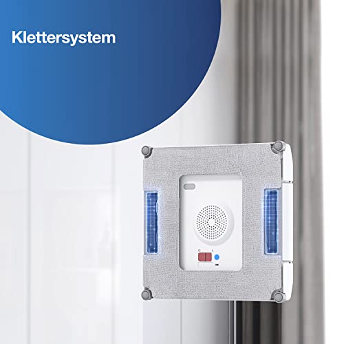 ECOVACS WINBOT W1 PRO Fensterputzroboter, intelligente Fensterscheiben Reinigung mit WIN SLAM 3.0, Cross-Sprühtechnologie, Reinigungsplanung, 2800 PA, Randerkennungstechnologie, App-Steuerung - 2