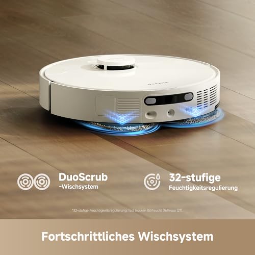 DREAME L10s Ultra Gen 3 Kit-A Saugroboter mit Wischfunktion, 25.000 Pa | Ausfahrbare Seitenbürste & Wischmopp, All-in-One Auto-Entleerung, & Wischmopp-Selbstreinigung, 10,5 mm Mopphub, App-Steuerung - 5