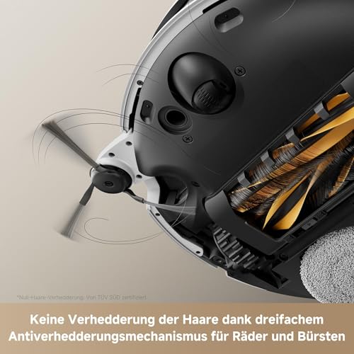 MOVA V50 Ultra Saugroboter, 24.000 Pa Saugkraft & Thermo-Wischen, Weiß | DuoSolution System, FlexScope Navigation & StepMaster System, Powered by dreame - 6