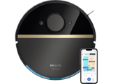 PHILIPS XU7000/01 HomeRun 7000 Series Aqua mit Wischfunktion und App, Hindernissenerkennung, Saugroboter