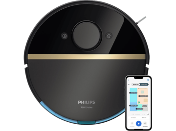 Philips HomeRun 7000 Saug- und Wischroboter mit Laserturm auf Hartboden